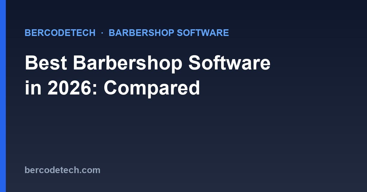 Best Barbershop Software in 2026: Booksy vs SQUIRE vs Square Appointments vs a Custom Platform